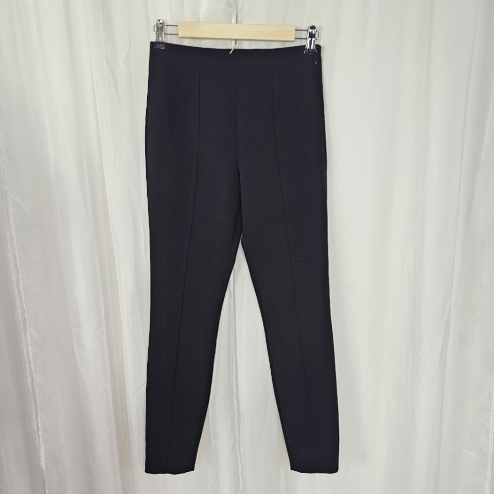 T by Alexander Wang black ponte skinny pant side zip size 0